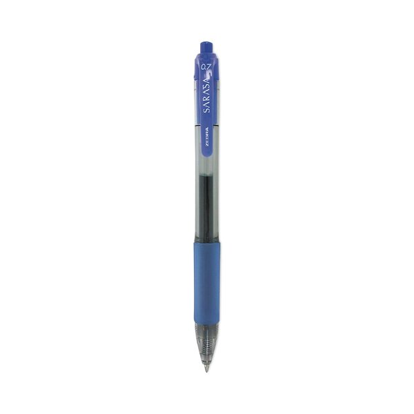 Zebra Pen Gel Retractable Pens, Blue, PK36 46236